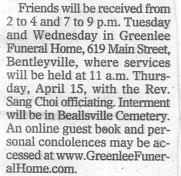 Mary Ann Marinkovich Huff obit